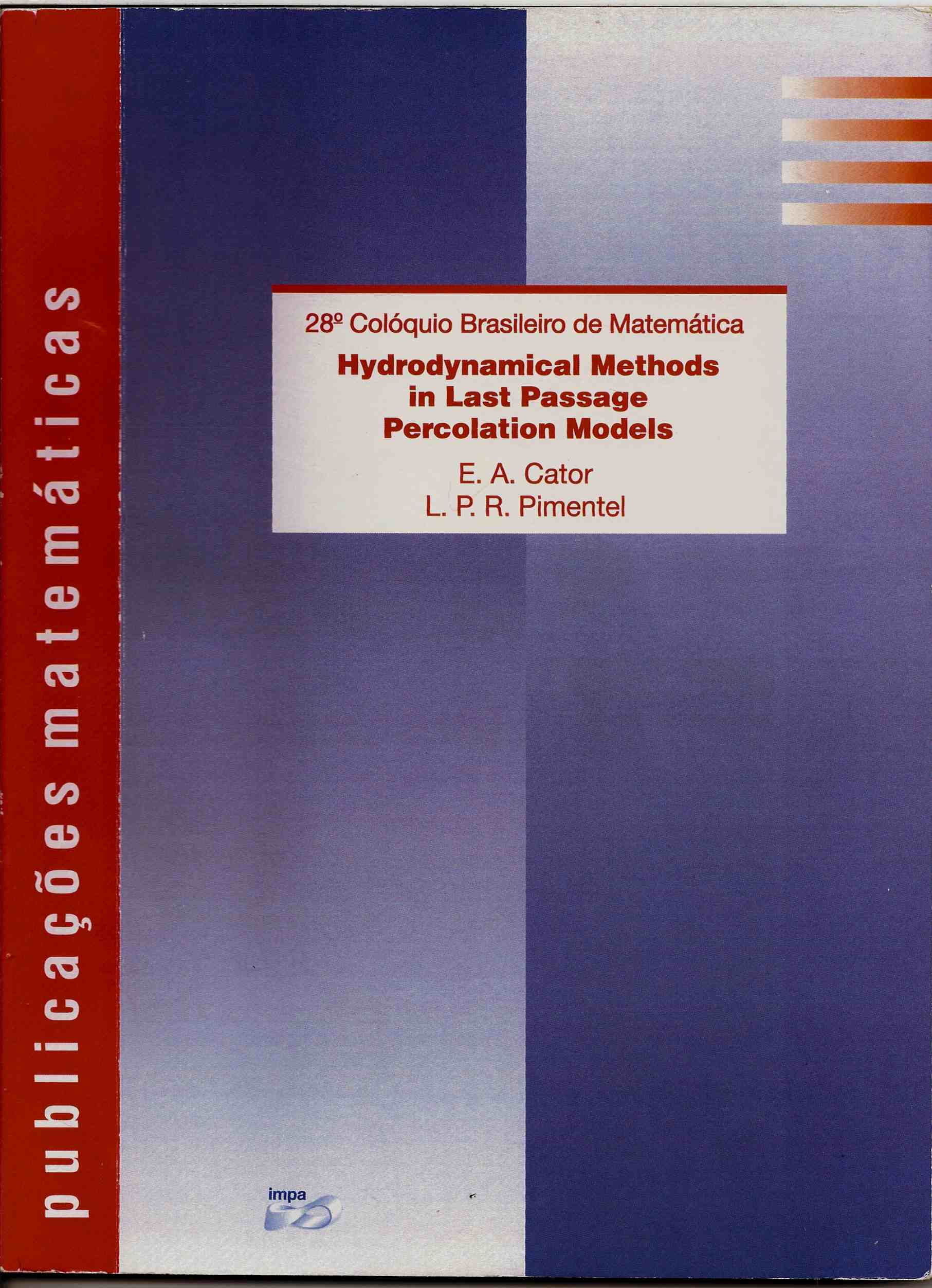 Hydrodynamical Methods in Last Passage Percolation Models